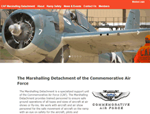 Tablet Screenshot of marshallingdetachment.org